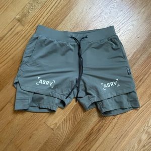 Olive Green Gym or Running Shorts